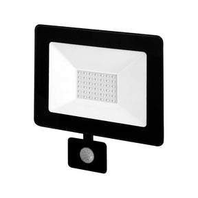 Buitenlamp met sensor, LED schijnwerper 30W vervangt 300W, daglichtwit 6400K, 120°, IP65