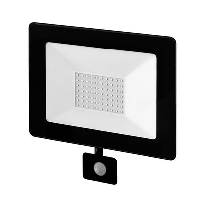 Buitenlamp met sensor, LED schijnwerper 50W vervangt 500W, daglichtwit 6400K, 120°, IP65