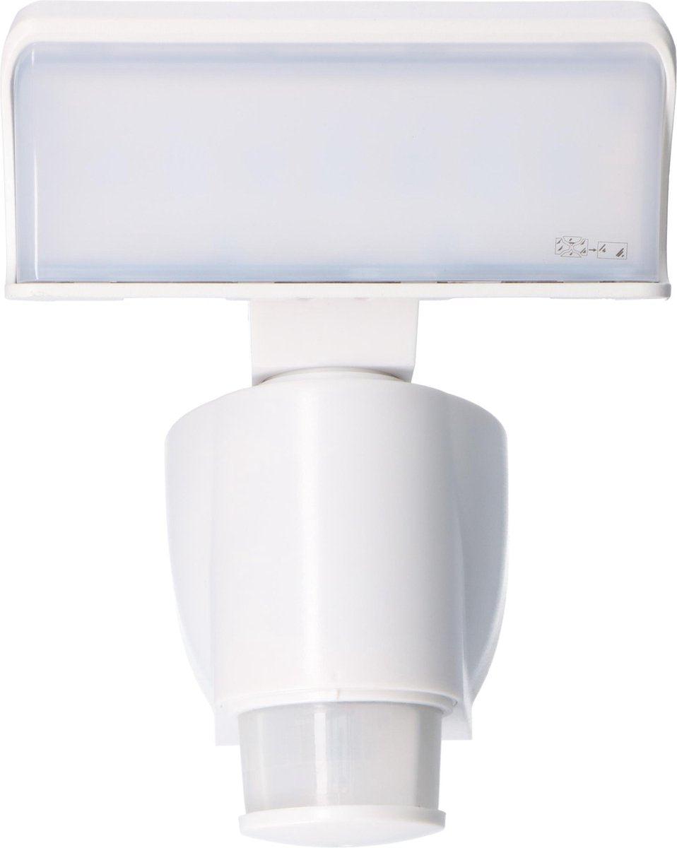 LED wandlamp 1100 lumen - 18W - koelwit 4000K - bewegingssensor body-tracking - IP44 - wit