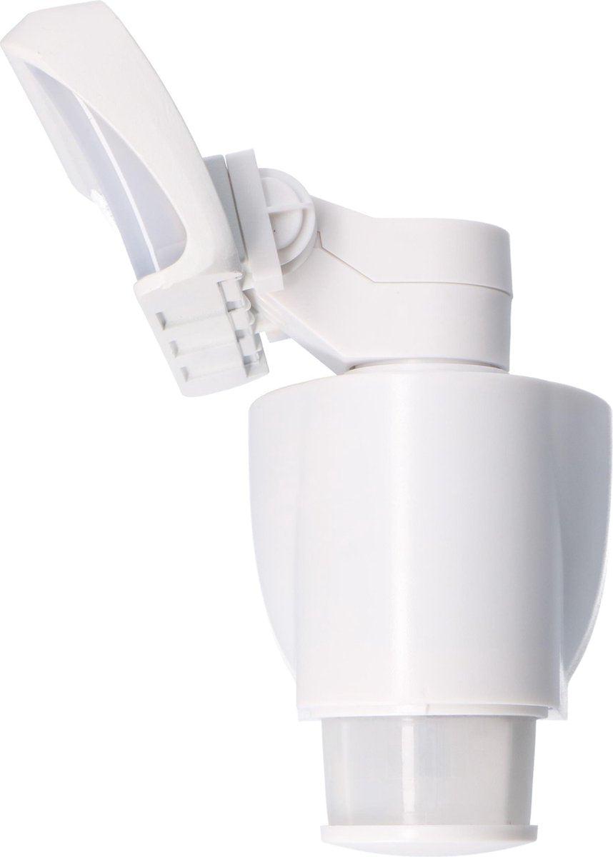 LED wandlamp 1100 lumen - 18W - koelwit 4000K - bewegingssensor body-tracking - IP44 - wit