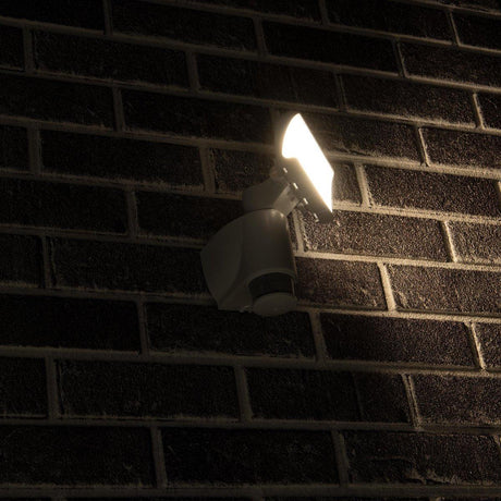 Applique murale LED 1100 lumens - 18 W - Blanc froid 4000 K - Capteur de mouvement avec suivi du corps - IP44 - Blanc