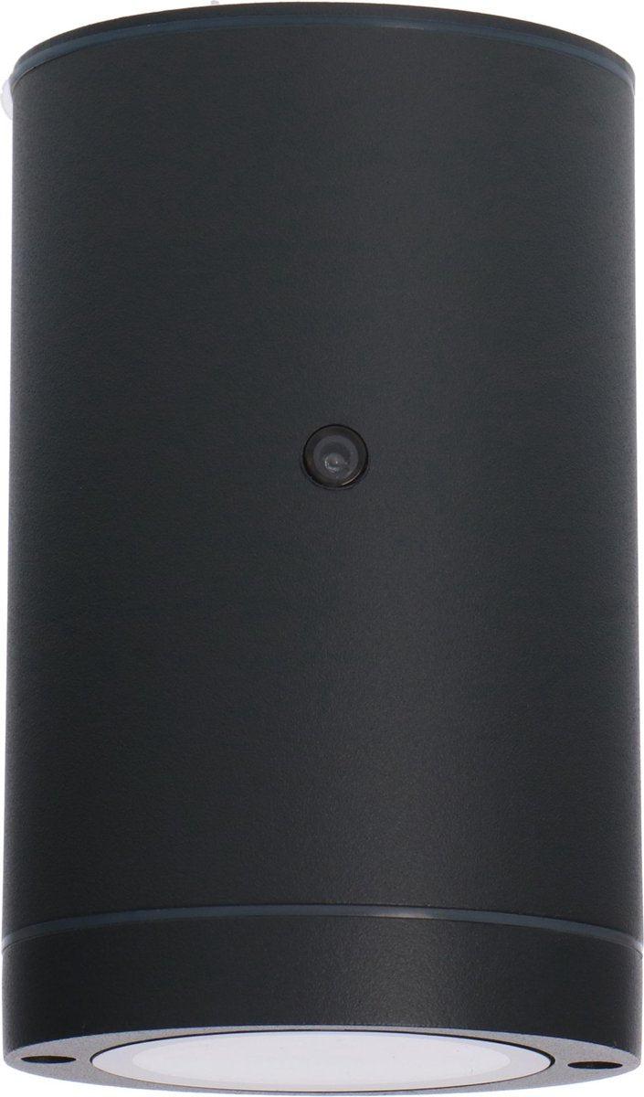 Lampe extérieure LED's Light avec détecteur - IP44 étanche - douille GU10 - Modèle Bari - Anthracite