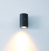 Lampe extérieure LED's Light avec détecteur - IP44 étanche - douille GU10 - Modèle Bari - Anthracite