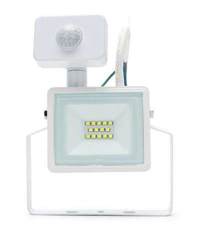 Buitenlamp met sensor, LED schijnwerper 10W, koelwit 4000K