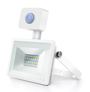 Projecteur extérieur LED blanc | projecteur LED 20W=200W | capteur infrarouge | blanc lumière du jour 6400K | étanche IP65