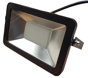 LED bouwlamp schijnwerper 50W vervangt 550W, koelwit 4000K, IP65, zwart