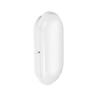 LED Bulkhead Buitenlamp Ovaal, Koelwit 4000K, 15W, 1650 Lumen, IP66, 230V