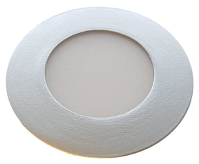 LED downlight rond, 90mm doorsnee, 3 Watt koelwit, 4000K, aluminiumlook, inbouw