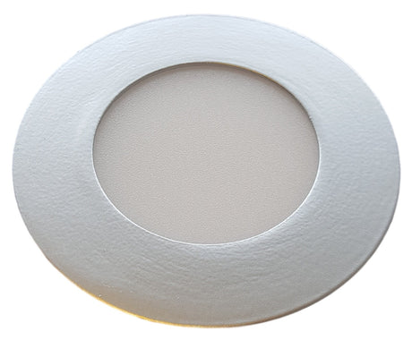 LED downlight rond | 90mm doorsnee | 3 Watt koelwit | 4000K |aluminiumlook | inbouw - LEDPLANET.NL