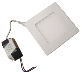 Spot LED carré | 120 x 120 mm | 6 watts blanc lumière du jour | 6500 K | encastrable - LEDPLANET.NL