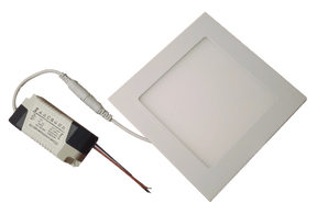 LED downlight vierkant, 145 x 145mm, 9 Watt warmwit, 3000K, inbouw