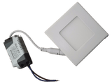 LED downlight vierkant | 90 x 90mm | 3 Watt koelwit | 4000K | inbouw - LEDPLANET.NL