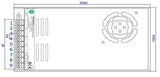 LED driver 12 Volt DC - 29A | 350 Watt + geforceerde koeling | IP20 - binnenshuis - LEDPLANET.NL