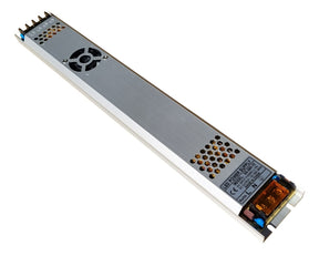 LED driver 12 Volt DC, 30A, 360 Watt + geforceerde koeling, plat/slank/dun 371 x 53 x 22 [mm], IP20, binnenshuis