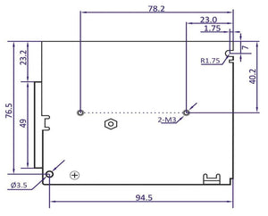 Driver LED 12 Volt CC - 3A | 36 Watt | IP20 - intérieur