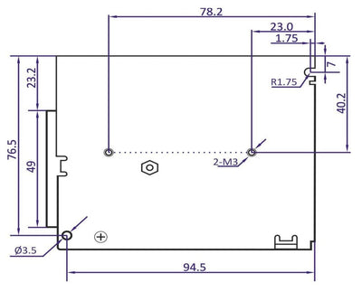 Driver LED 12 volts CC - 3 A | 36 watts | IP20 - intérieur - LEDPLANET.NL
