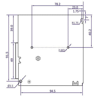 Driver LED 12 Volt CC - 6A | 72 Watt | IP20 - intérieur