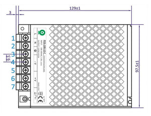 Driver LED 12 Volt CC - 8.5A | 100 Watt | IP20 - intérieur