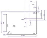 LED driver 12 Volt DC - 8.5A | 100 Watt | IP20 - binnenshuis - LEDPLANET.NL