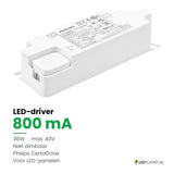 LED-driver voor LED-paneel - 36W - 800 mA - max. 40V - niet dimbaar - Philips CertaDrive
