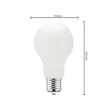LED Filament Lamp E27 1521 lumen - 11W - Warmwit 2700K - A70 Peervorm - Opaal Glas