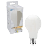 LED Filament Lamp E27 1521 lumen - 11W - Warmwit 2700K - A70 Peervorm - Opaal Glas