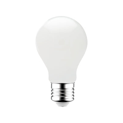 Ampoule LED E27 - verre blanc mat - 4 W/40 W - 470 lm - lumière blanc chaud