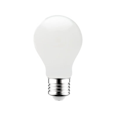 Ampoule LED à filament E27 806 lumens - 7W - Blanc chaud 2700K - A60 en forme de poire - verre opale