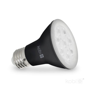 Lampe LED pour plantes E27 7 W 150 lm - Croissance et floraison - Faisceau ciblé de 38° - Noir - IP20 - 230 V