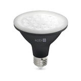 LED Kweeklamp E27 9W 300lm - Groei & Bloei - 38° Gericht - Zwart - IP20 - 230V
