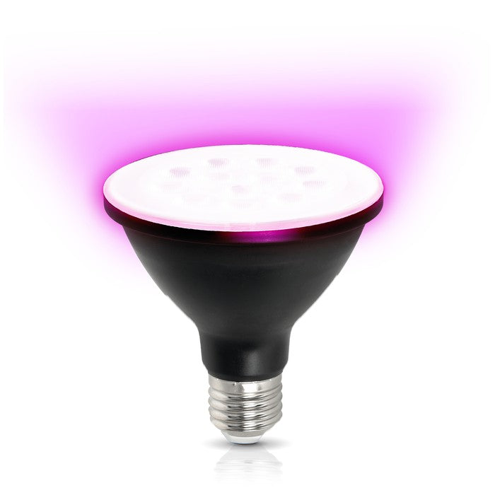 LED Kweeklamp E27 9W 300lm - Groei & Bloei - 38° Gericht - Zwart - IP20 - 230V