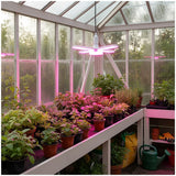 LED Kweeklamp E27 40W 1400lm - Groei & Bloei - 5 Koppen (4 Instelbaar) - 120° - IP20 - 230V