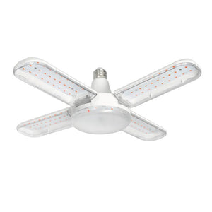 Lampe LED pour plantes E27 40 W 1400 lm - Croissance et floraison - 5 têtes (4 réglables) - 120° - IP20 - 230 V