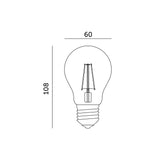 LED Kweeklamp E27 8W 250lm - Groei & Bloei - 360° Rondom - IP20 - 230V