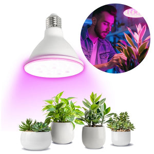 LED Kweeklamp E27 9W 300lm - Groei & Bloei - 38° Gericht - Wit - IP20 - 230V