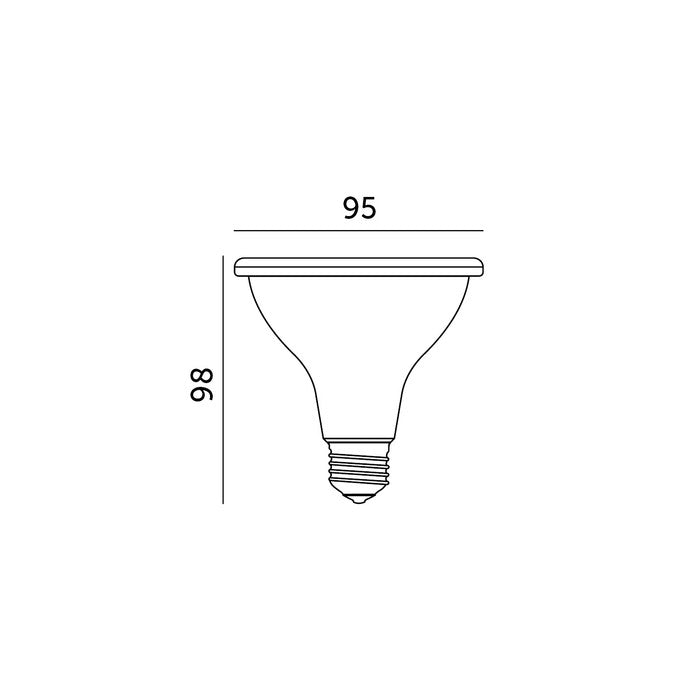LED Kweeklamp E27 9W 300lm - Groei & Bloei - 38° Gericht - Wit - IP20 - 230V
