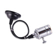 LED hanglamp vintage | pendel lamphouder E27 | industrieel draaiknop | zilver 120cm - LEDPLANET.NL