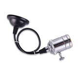 LED hanglamp vintage | pendel lamphouder E27 | industrieel draaiknop | zilver 120cm - LEDPLANET.NL