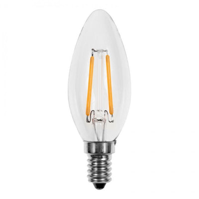 Ampoule LED E14 | ampoule flamme C35 | 2 W = 20 W | filament blanc lumière du jour 6500 K - LEDPLANET.NL