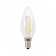 LED lamp E14 | kaarslamp C35 | 2W=20W | daglichtwit filament 6500K | dimbaar - LEDPLANET.NL
