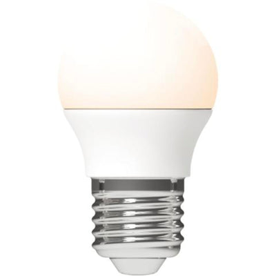 LED Lamp E27 470 lumen - 4.9W - Warmwit 2700K - G45 Kogel - Opaal - 3 stuks