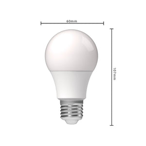 LED lamp E27 warmwit 2700K - 2.5W 250 lumen - mat glas - vervangt 25W