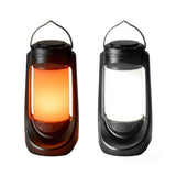 Twee oplaadbare LED campinglampen – oranje en wit licht