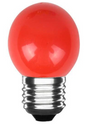 Prismica LED lamp prikkabel rood E27 2W 230lm 4000K IP20