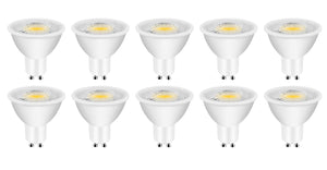 GU10 spot - LED 8W=60W - 680 Lumen - warmwit 2700K - 10 stuks