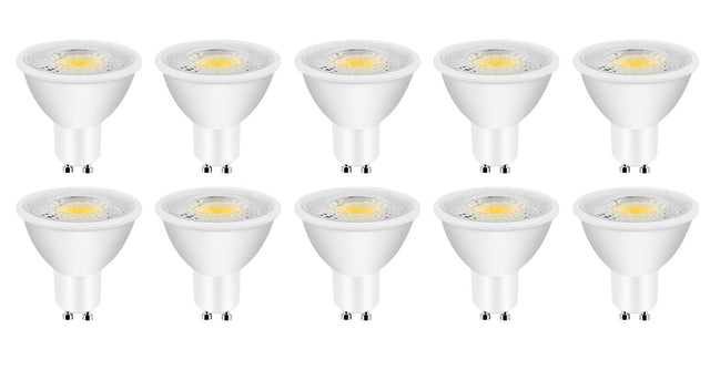 LED lampen dimmen 10-pack GU10 450lm 3000K IP20
