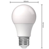 LED Lamp E27 - 806 lumen - Warmwit 2700K - 8W vervangt 60W - 3 Stuks