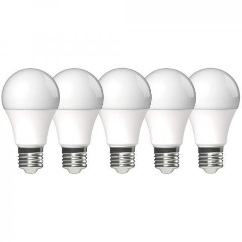 LED Lamp E27 - 806 lumen - Warmwit 2700K - 8,5W - 5 stuks