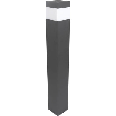Lampadaire LED E27 - IP44 - Aluminium - 76 cm - Gris