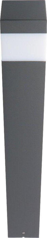 LED Lantaarnpaal E27 - IP44 - Aluminium - 76cm - Grijs